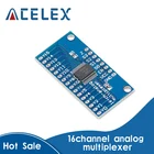 Умная электроника CD74HC4067 16-канальный с аналоговым и цифровым дисплеем мультиплексор коммутационная плата модуль для arduino