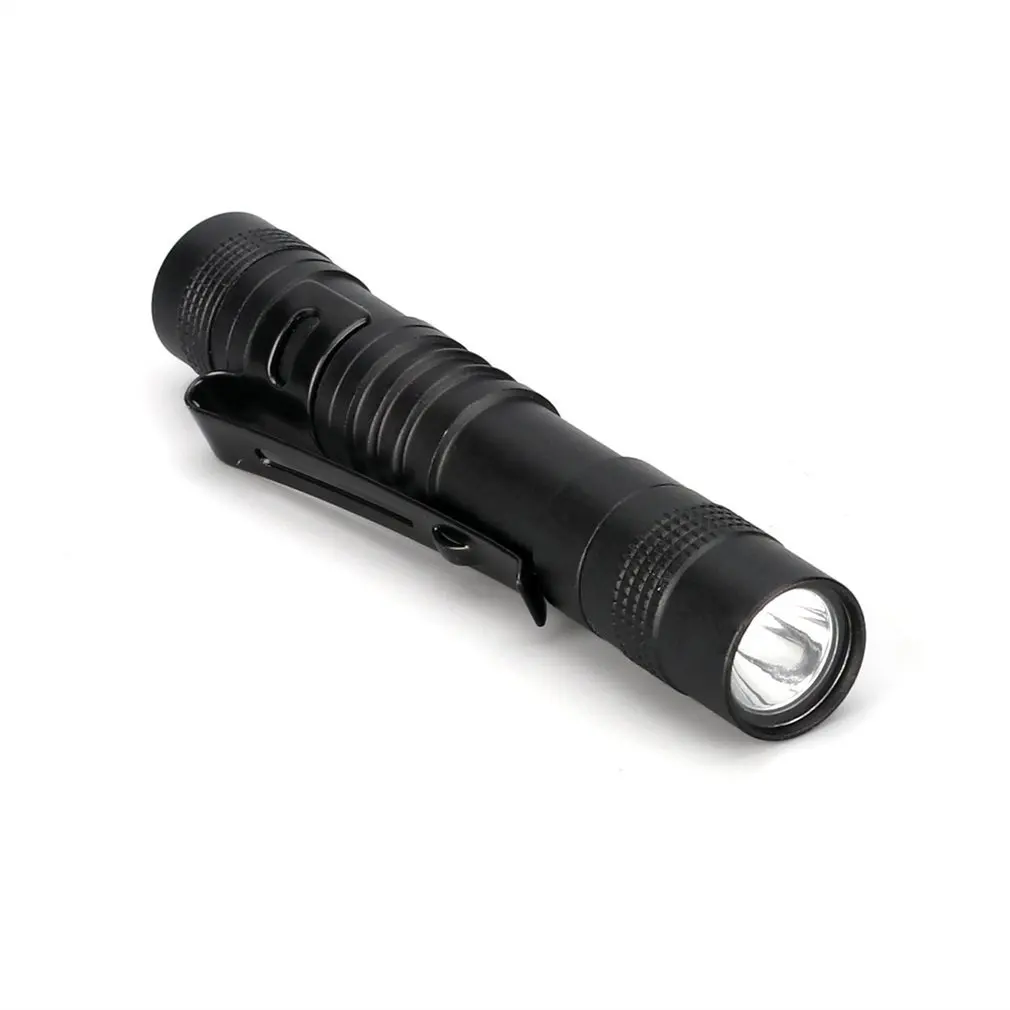 Mini linterna portátil de 2000LM para acampada y caza, luz LED impermeable con batería AAA, potente
