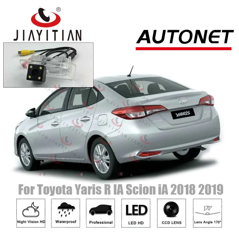 JIAYITIAN камера заднего вида для Toyota Yaris R IA Scion iA 2018 2019 CCD ночного видения номерного