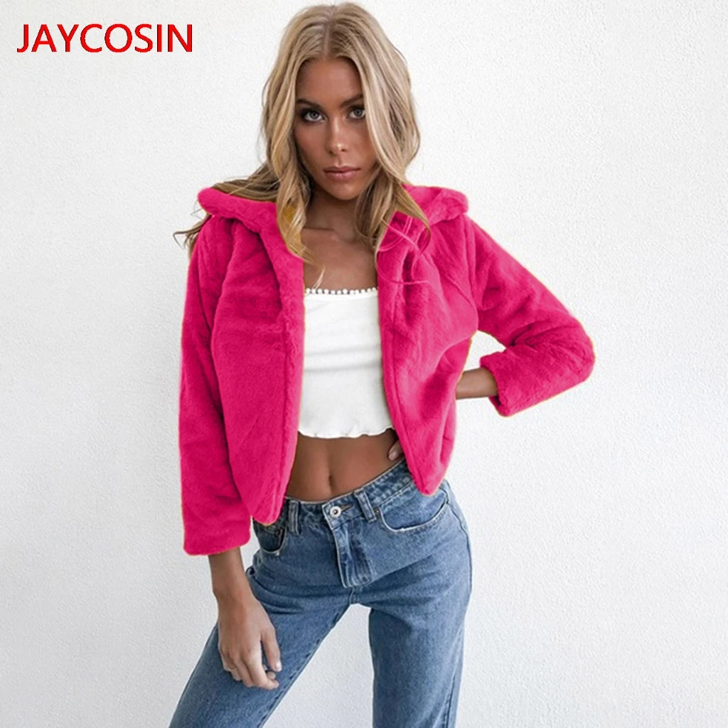 JAYCOSIN женские зимние куртки модные кардиганы с лацканами и длинными рукавами