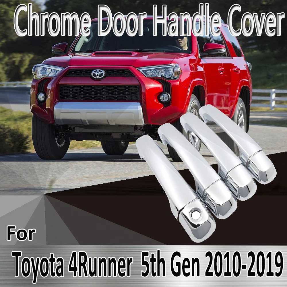 Для Toyota 4runner N280 2010 ~ 2019 2011 2012 Стайлинг наклейки украшение хромированная дверная