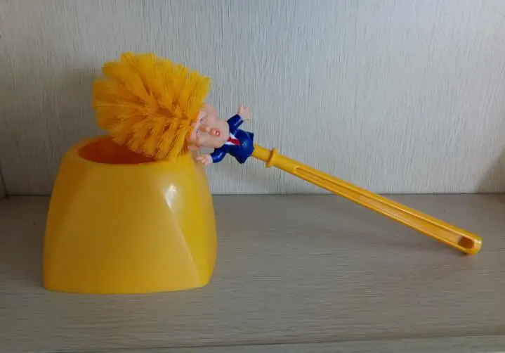 Большая Трамп щетка для унитаза Дональд кукольные щетки ванной с держателем