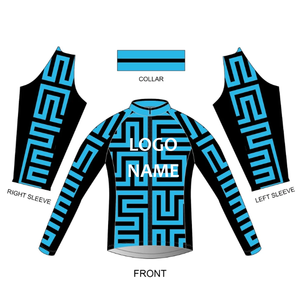 Мужская велосипедная трикотажная кофта с длинным рукавом | Спорт и развлечения