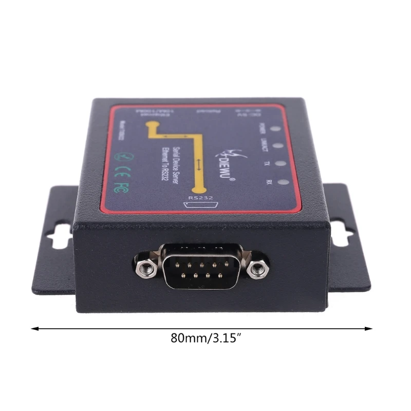 DB9 RJ45 к RS232 Ethernet TCP/IP серийный Серверный модуль устройство конвертер D7YC |