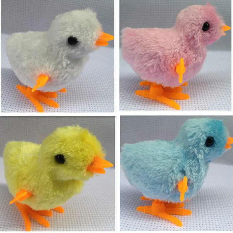 Прыгающие игрушки с часами в виде цыплят Классические для детей четыре цвета| |