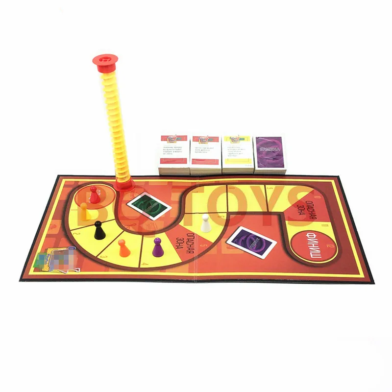 

Popular Russian Board Game Funny 3-6 Adult Card Board Game Answer In 5 Seconds Children's Edition Alias Taboo Building Games