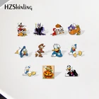 Акриловые булавки с мультяшными героями Диснея Хэллоуина, Дональд Дак, эпоксидные булавки для украшений, аксессуары