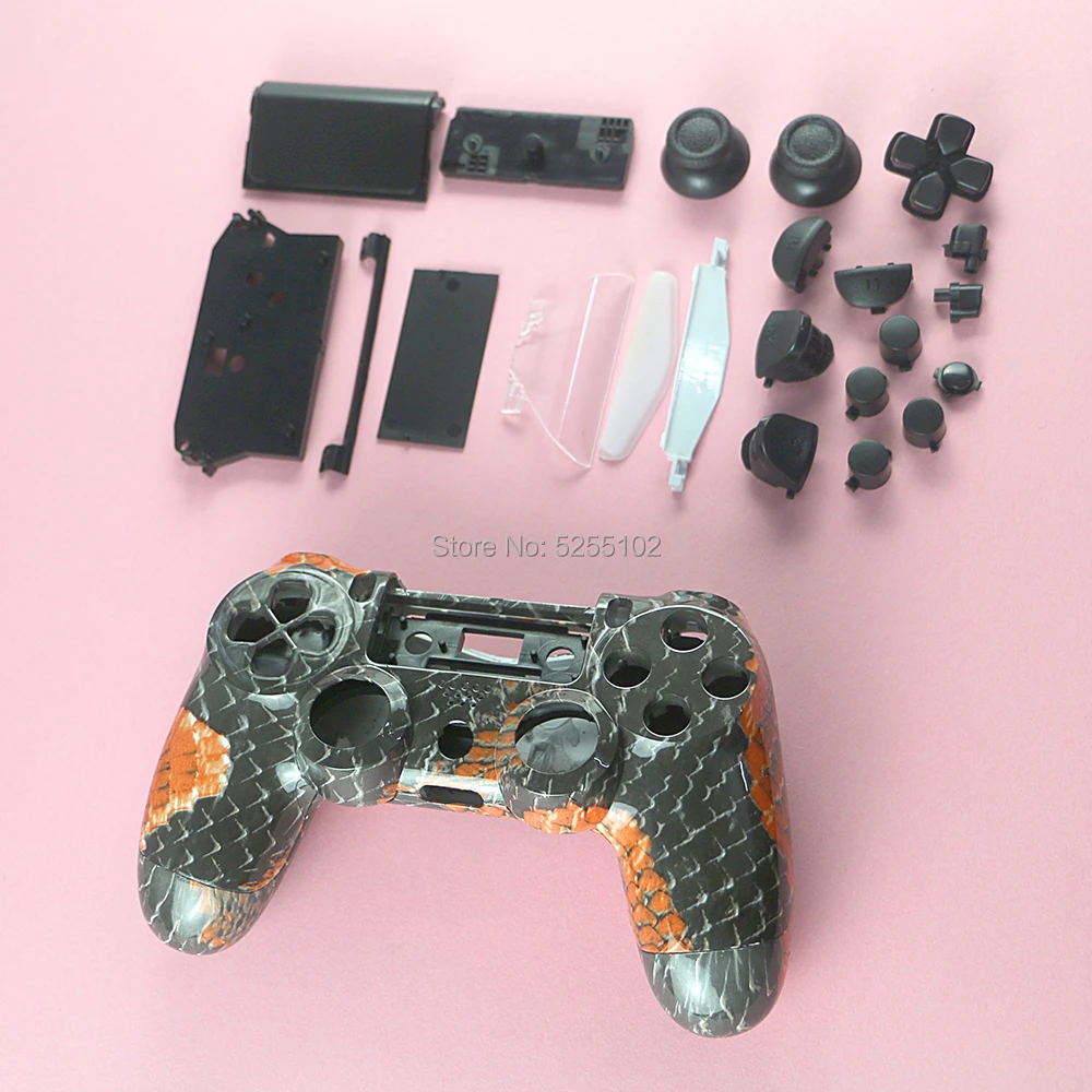 Сменный полный корпус и кнопки набор для PS4 Slim защитный чехол геймпада jds 001 011 Pro