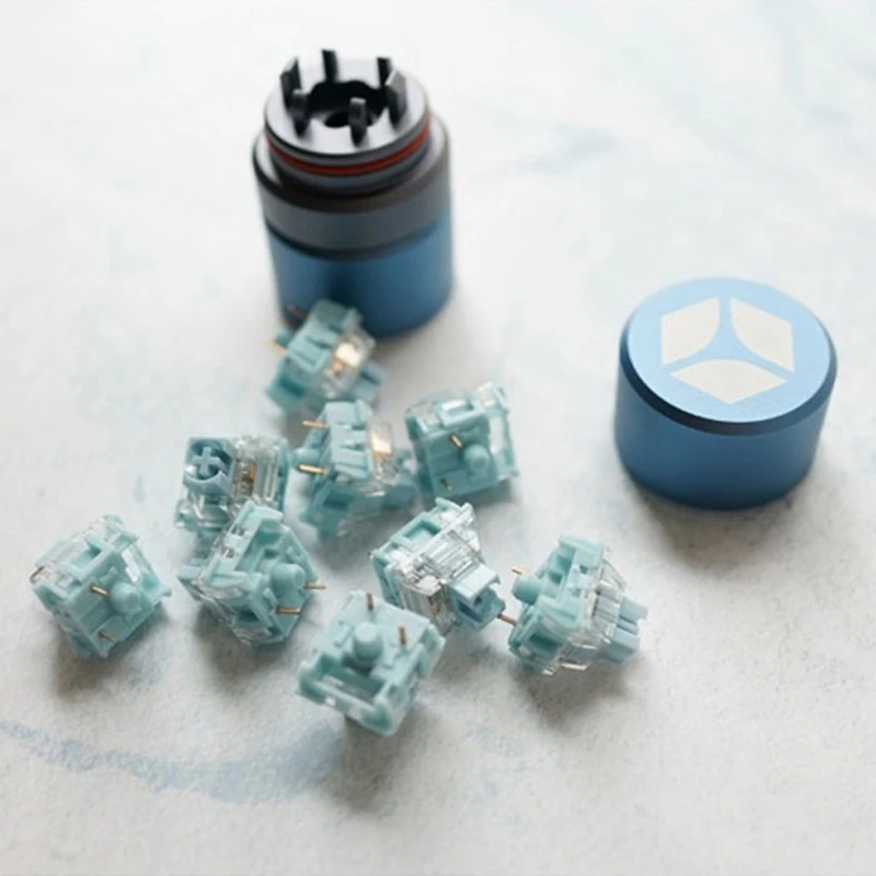 

TTC Bluish White Switch Linear Switches For Customized Mechanical keyboard Switch MX Series 3 Pins 5pcs/pack
