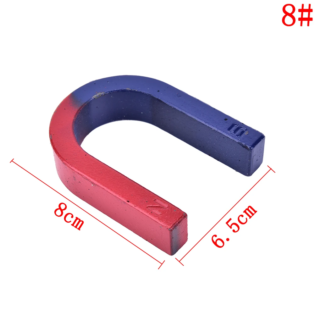 8 см * 6 5 средняя u образная Подкова Магнит Кольцо физический обучающий ресурс