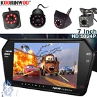 Камера для парковки Koorinwoo, HD 1024P, для видеосистемы Sony, парковочный монитор, зеркальный медиа-плеер, Bluetooth, USB, SD, музыкальный плеер, камера заднего вида для парковки