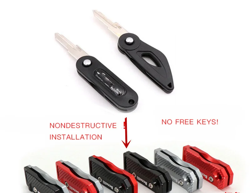 

Motorcycle Key Cover Refitting Accessories Metal Case for Benelli Bj500-6c Trk 502 Bj500gs-a Bj750gs Leoncino Trail 500