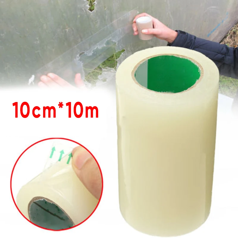 

10M Roll Of Sticker Tape Clear High Strength Transparent Greenhouse Repair Tape DIY Adhesive Sticker