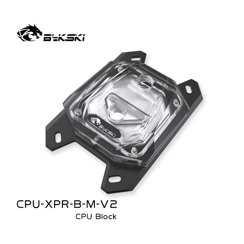 

Bykski CPU Water Block For AMD & INTEL Transparent RGB Support 5V 3PIN Motherboard AURA SYNC CPU-XPR-B-I-V2