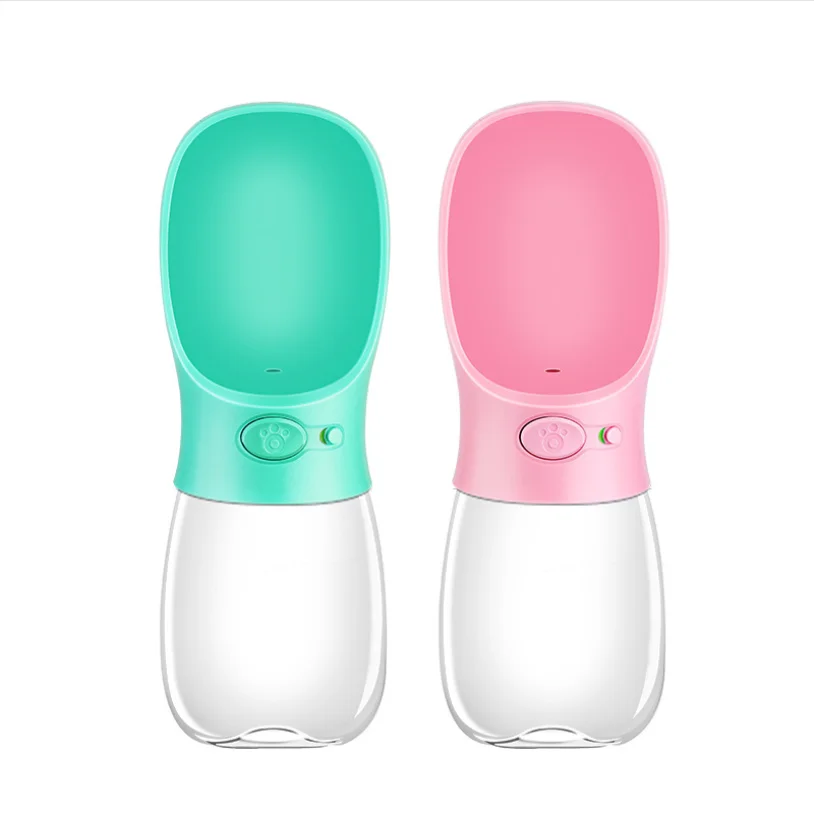 Портативный собака бутылка для воды путешествий Щенок Кот пьёт на открытом