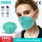 Ffp2mask ce многоразовая маска kn95 mascarillas certificadas 5 слоев фильтра противотуманная маска для лица респиратор защитные маски ffp2 fpp2