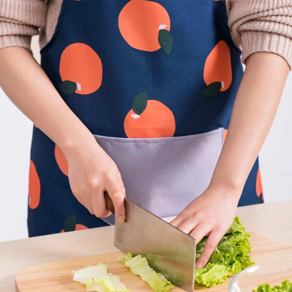 1 шт. Кухонный Фартук креативный оранжевый узор для ресторана фартуки