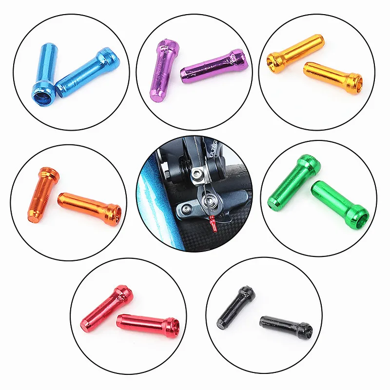 

50PCS/Lot New Bike Bicycle Brake Shifter Inner Cable End Caps Cable Tips Wire End Cap Fit Brake Shift Inner Cable Caps