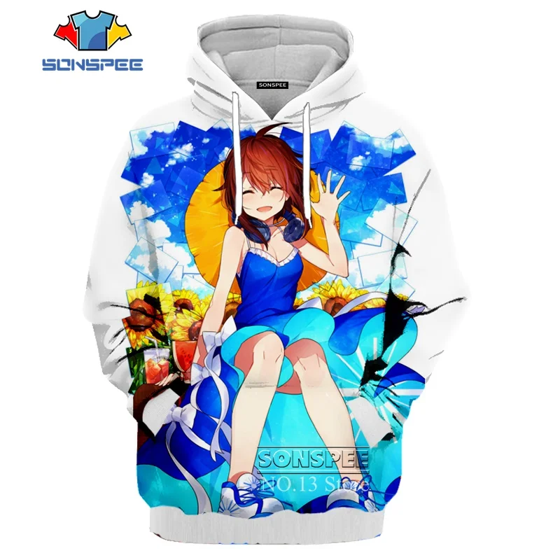 Милые бумажные цветные Мультяшные 3D толстовки SONSPEE с капюшоном на молнии осенние