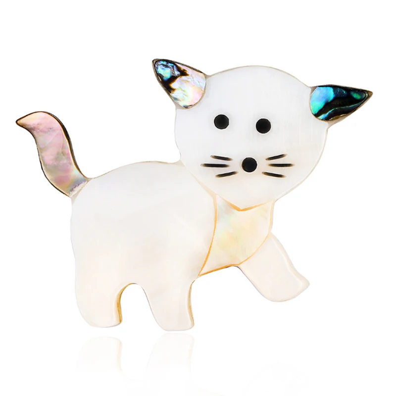 Zlxgirl роскошный бренд Shell cat шарф с брошью костюм шпильки свитера головные уборы