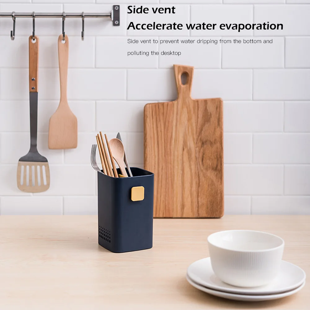 

Multifunctional tableware basket storage box cage chopstick rack drain household tube kitchen barreled spoon artifact