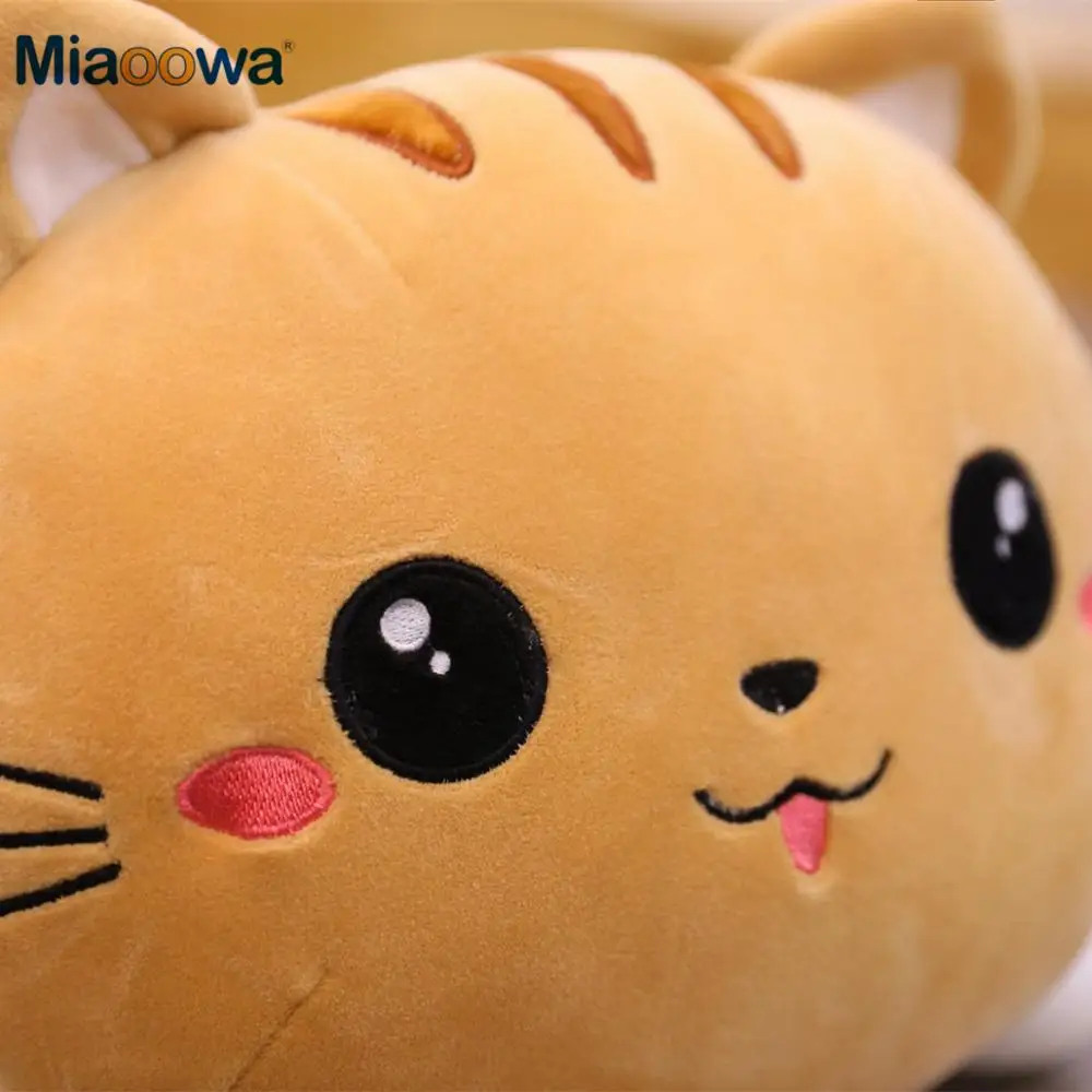 Мягкая длинная подушка с котом 130 см мягкая плюшевая игрушка набивная офисная