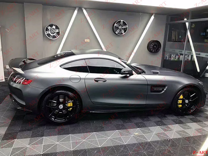 Z ART м углеродного волокна задний спойлер для AMG GT GTS 2015 2019 заднее крыло
