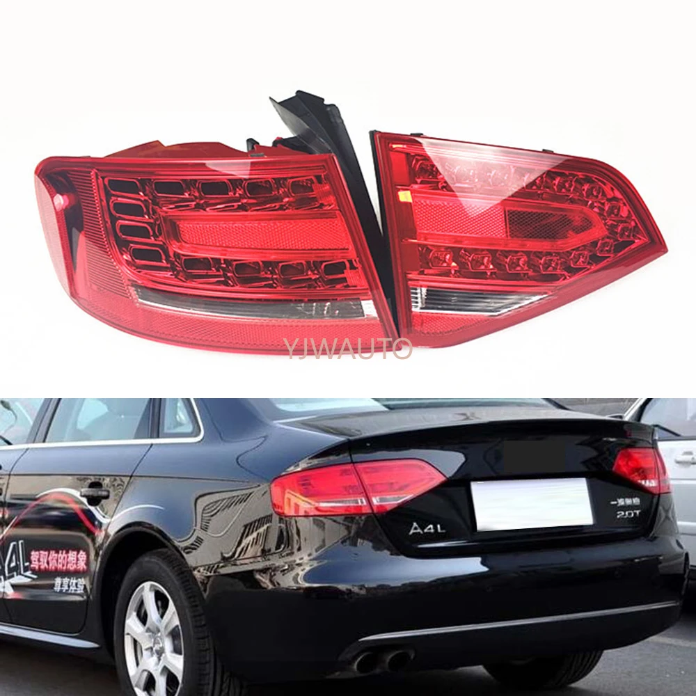 

Tail Lamp For Audi A4L B8 2009 ~ 2012 Car Rear Tail Light Turning Signal Brake Lamp LED Warning Bumper Light