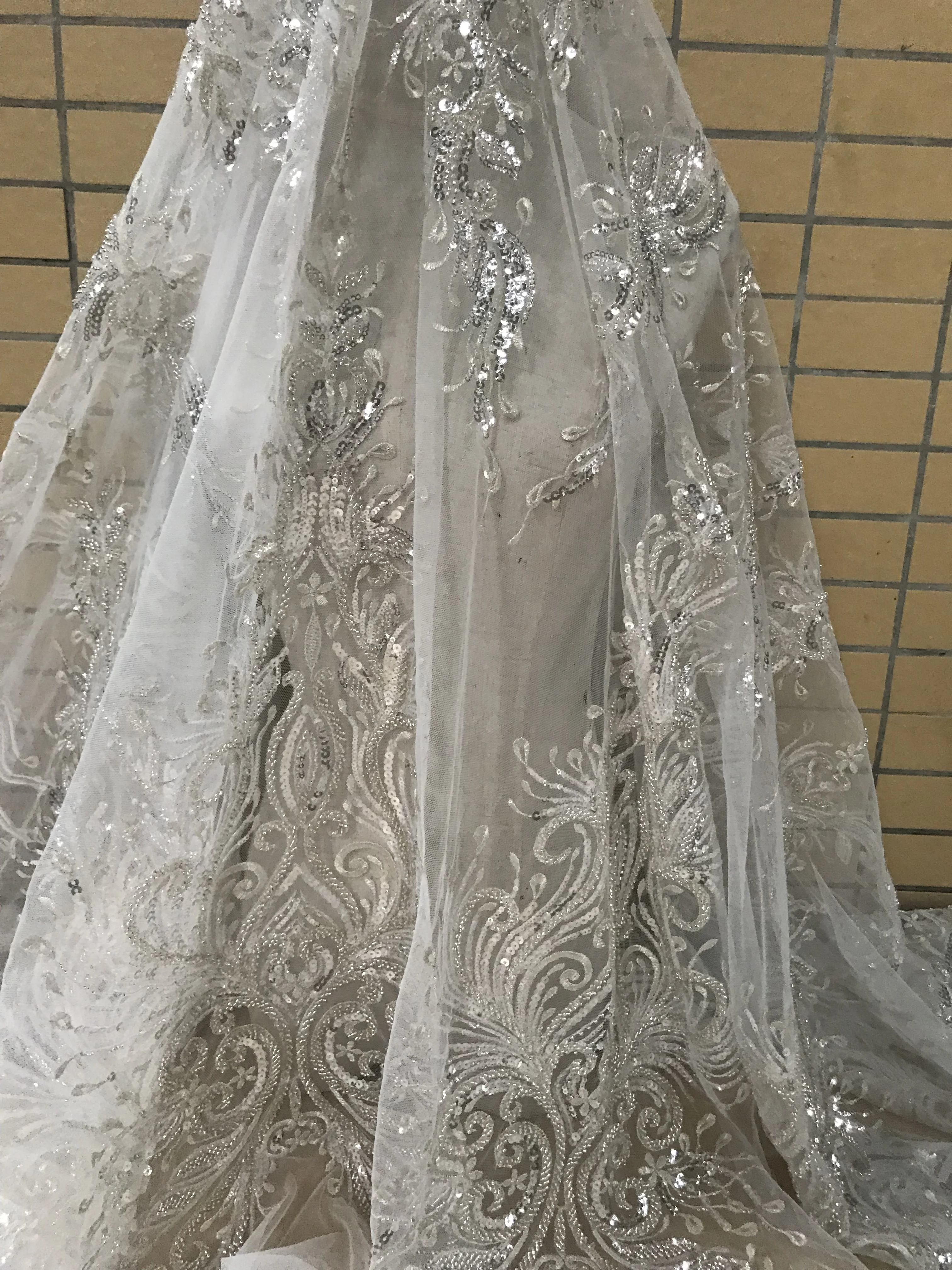 top quality CiCi-32.6806 french lace fabric african with embroidery mesh tulle | Lace