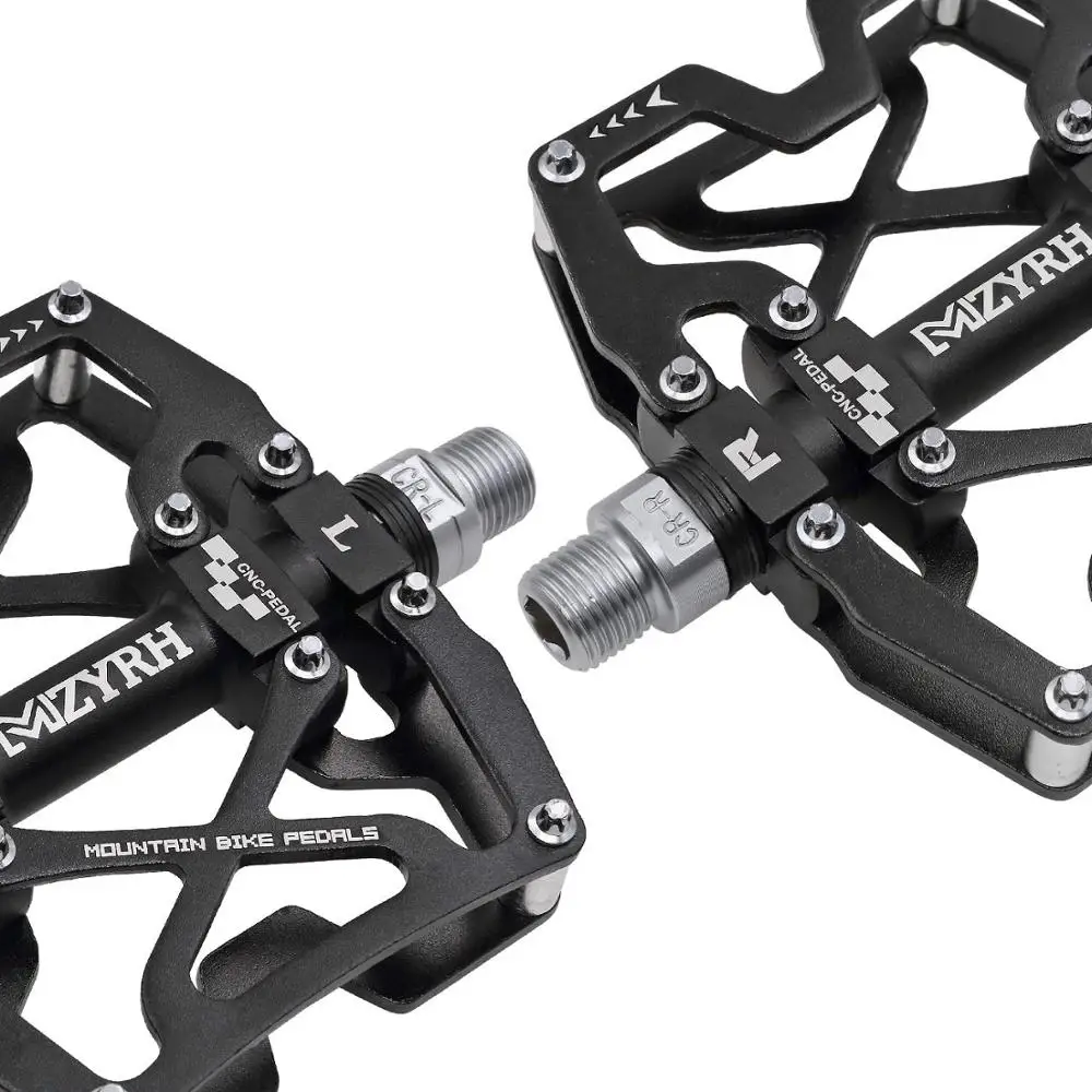 Ansjs педали для горного велосипеда ультра сильные красочные ЧПУ Обработанные 9/16