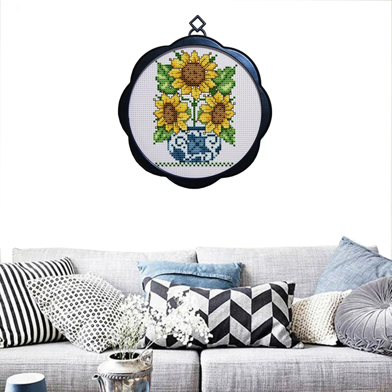 Милая мультяшная фоторамка с маленьким Китом вышивка крестиком простое ремесло