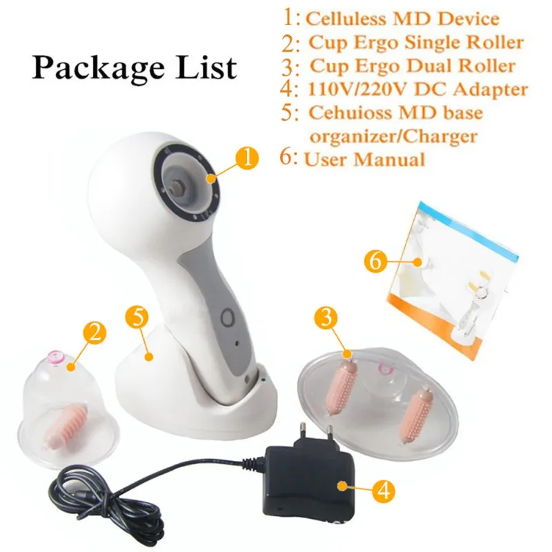 Full Body Breast Massage Vacuum Cans Anti-Cellulite Massager Slimming Liposuction Cupping Cellulite Suction Cup | Красота и здоровье