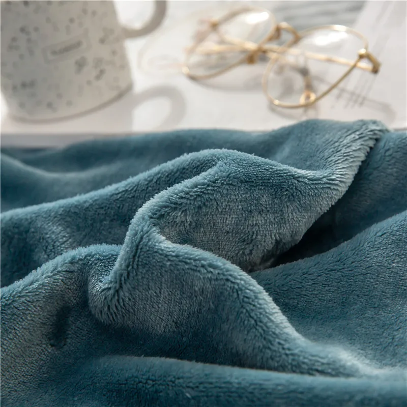 Фланелевый Бархатный Чехол для кровати зимний теплый матрас с защитой от клещей