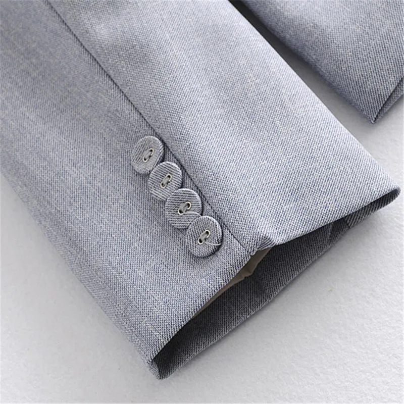 

Elegant Business Lady Blazer Jacket Women Long Sleeve Work Blazer Female 2020 Casual Coat Solid Blazers