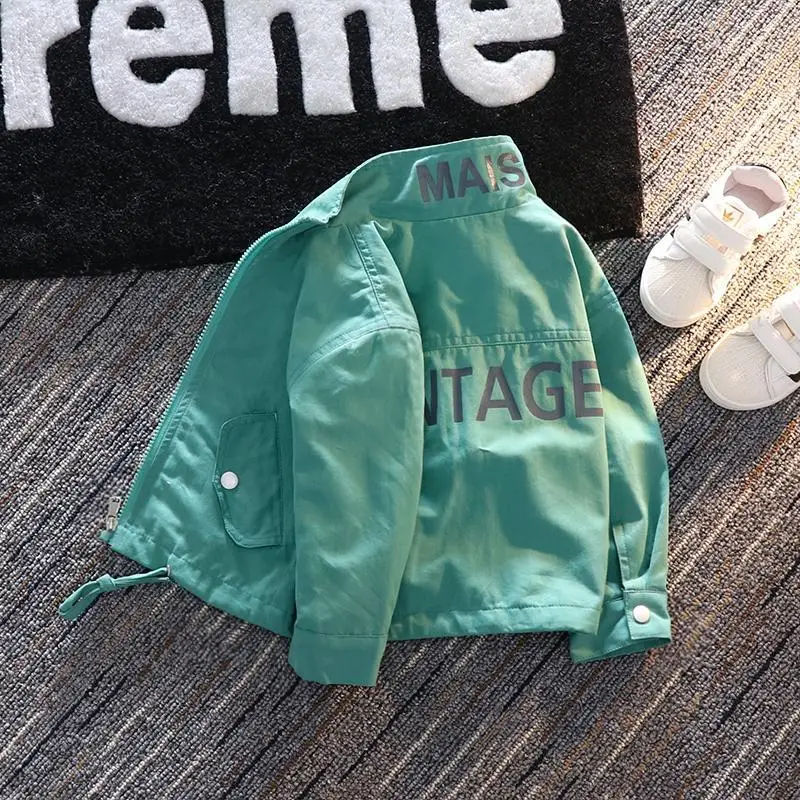 Куртка для мальчиков 1-10 лет осенняя повседневная в Корейском стиле |