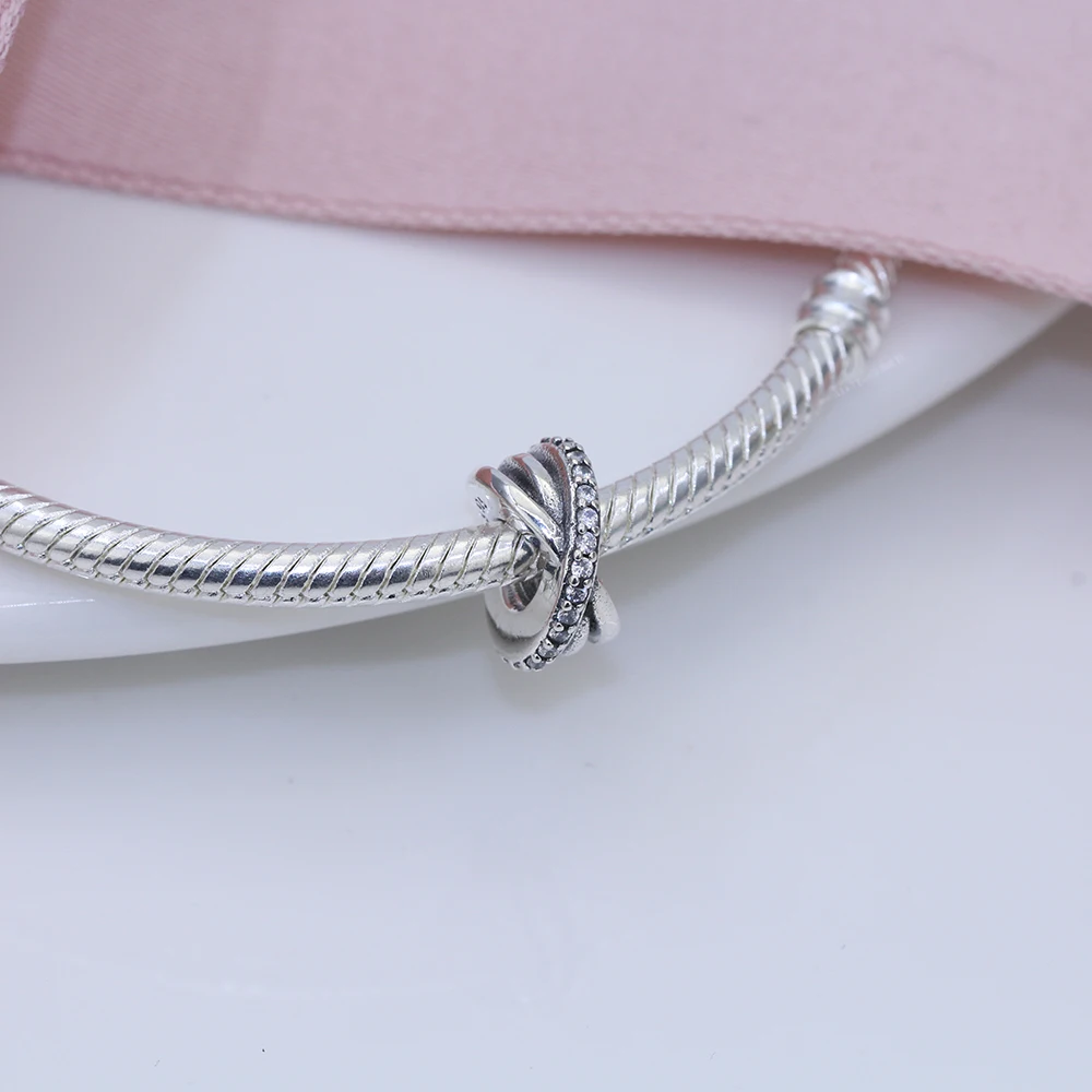 

Fit Original Pandora charms bracelet beads S925 sterling silver Good luck beads women's fashion jewelry