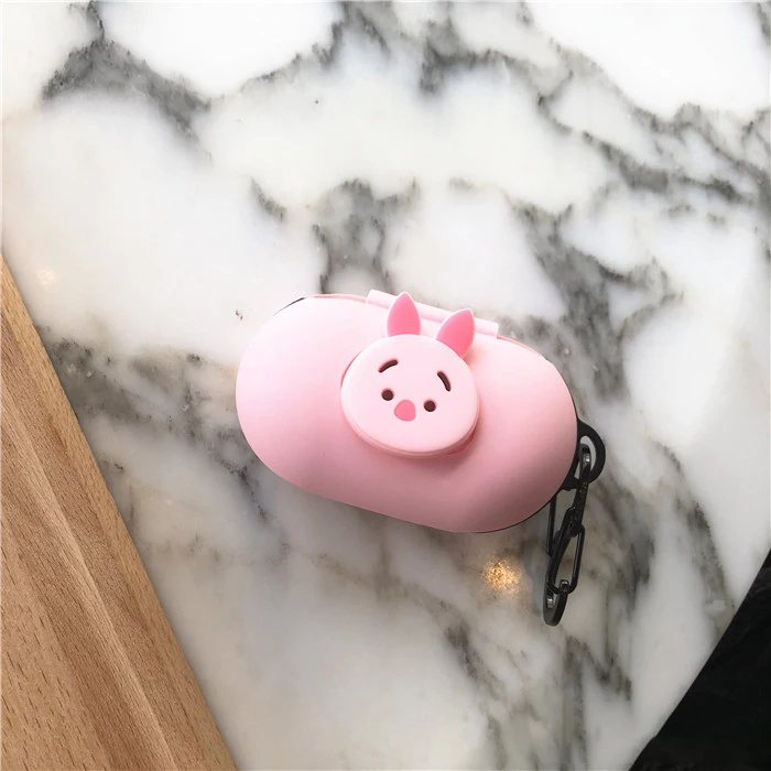 Милый защитный чехол для samsung Galaxy Buds, чехол с откидной крышкой и карабином, водонепроницаемый противоударный чехол s