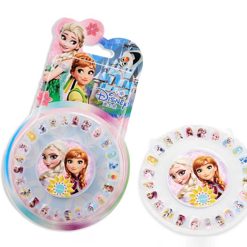 Disney Холодное сердце 2 платья Эльзы и Анны для девочек наклейки ногтей набор