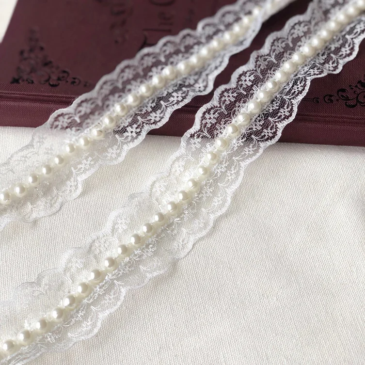 1 м Последние бисером кружева ткани 7 см гипюр отделка тюль ленты фурнитура для
