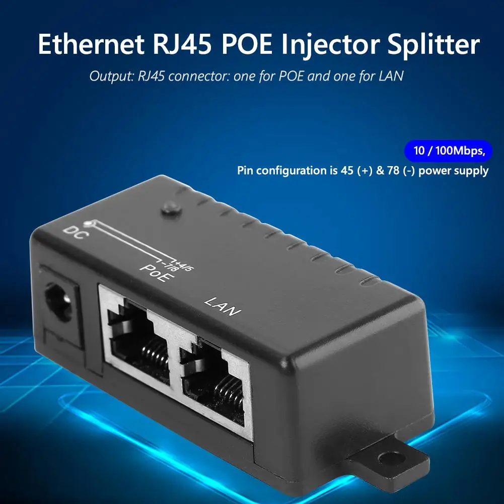 Адаптер питания POE DC Over Ethernet RJ45 100 Мбит/с|Беспроводные роутеры| |