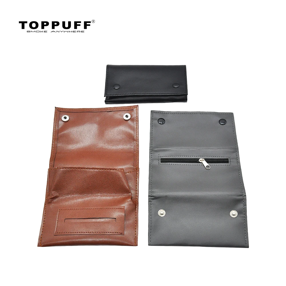 TOPPUFF искусственной кожи кисет сигаретная табачная органайзер для труб сумка
