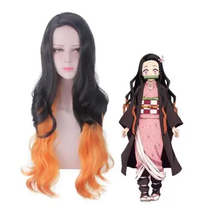 Кимоно из аниме рассекающий демонов кимоно для косплея комплект с париком туфли