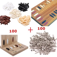 200pcs pocket hole screws and plugs for drill bits woodworking pocket hole jig furniture joining accessories hardwood plug