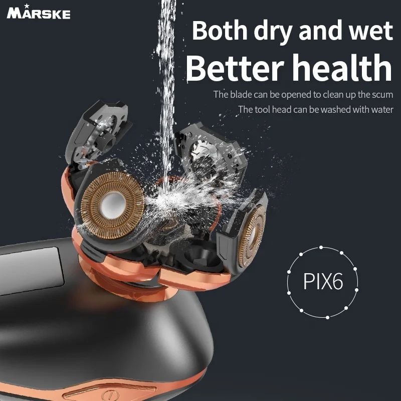 

MARSKE Electric Grooming with Beard Trimmer Nose Hair Hair Clippers Facial Cleaning Brush Face Shaver