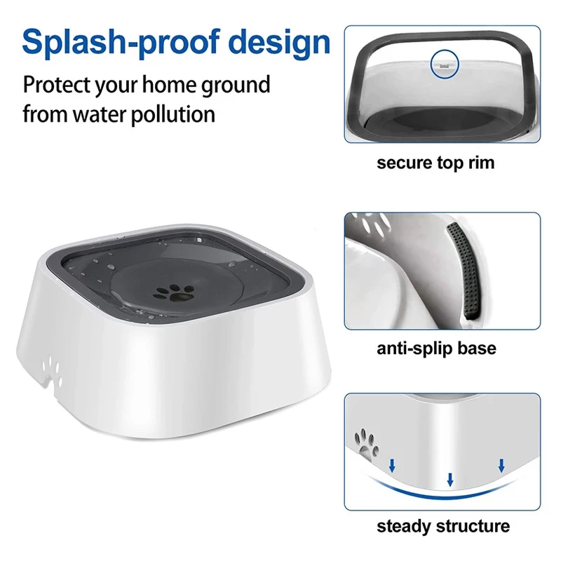 1.5L кошка собака воды чаша анти переполнения не ночное недержание мочи машины