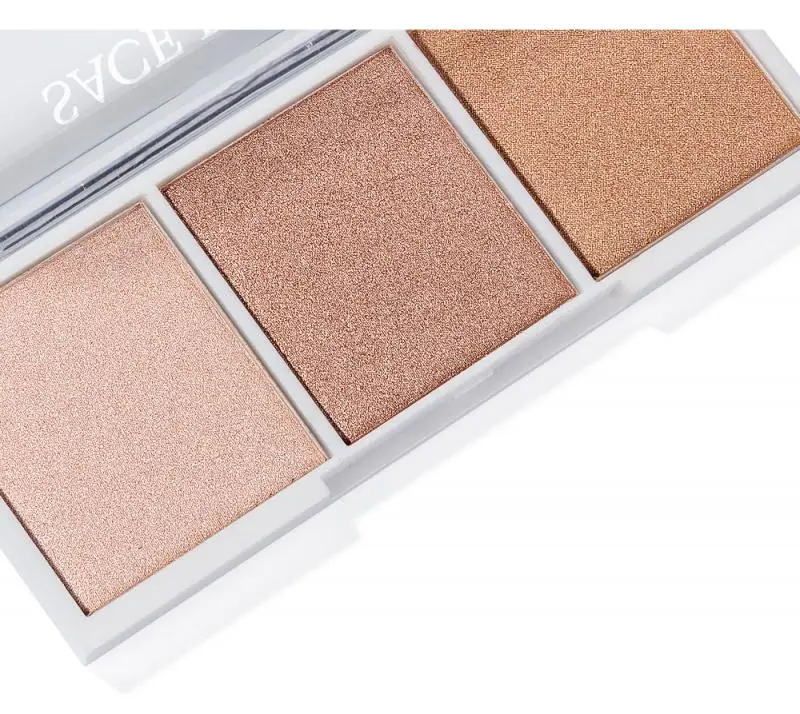 1 шт. 3 цвета блестящая накладка контур лица флуоресцентная палитра водостойкая