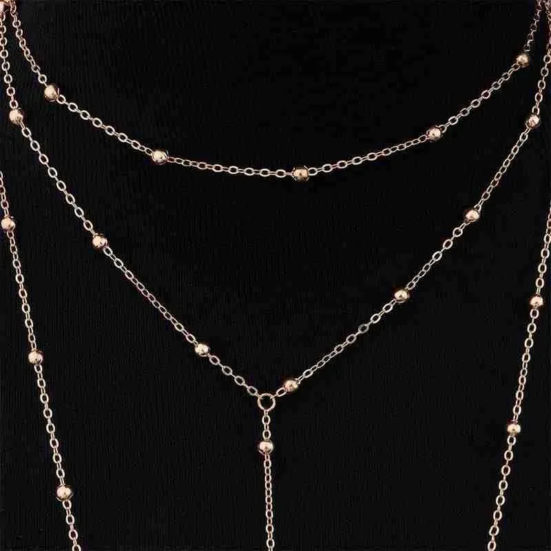 Модный сексуальный индивидуальный бюстгальтер бикини цепочка для тела Женская