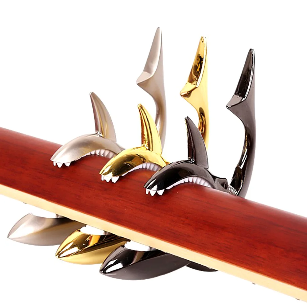 Гитарный Капо тюнер Электрический ra зажим с изображением акулы из цинкового