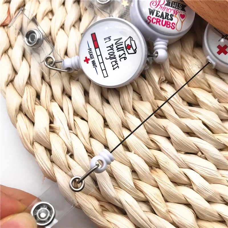 1 шт. стетоскоп доктор студент качество Выдвижной Значок медсестры катушка Зажим