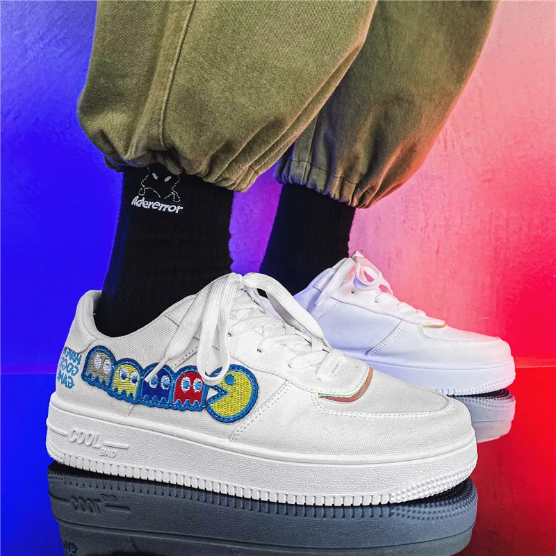 

Anime Shoes Boy Street Sneakers Men Cartoon Canvas Shoes Fashion Vulcanized Shoes Sneakers For Women
